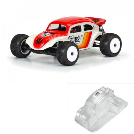 Pro-Line 1/18 Volkswagen Baja Bug Clear Body: Mini-T 2.0