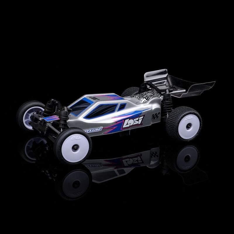 Losi - Losi 1/24 Micro-B 2WD Buggy RTR, Silver | RC Mester, din