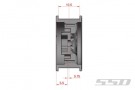 SSD 1.0in Aluminum / Brass 8 Hole Beadlock Wheels (Black) (2) thumbnail