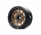 Boom Racing ProBuild™ 1.9in MAG-10 Adjustable Offset Aluminum Beadlock Wheels (2) Matte Black/Bronze thumbnail