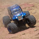 Losi 1/18 Mini LMT Son Uva Digger 2S 4X4 RTR Brushed Monster Truck (Battery and Charger Included), Blue thumbnail