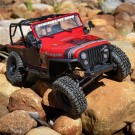 Axial 1/10 SCX10 III Jeep CJ-7 4X4 RTR Brushed Rock Crawler, Red thumbnail