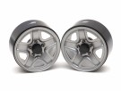 Boom Racing 1.9in S200 Steelie Reversible Beadlock Wheels w/ XT504 Hub (2) Gun Metal thumbnail