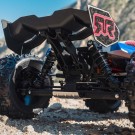 Arrma 1/8 KRATON 4X4 6S BLX BRUSHLESS V6 SPEED TRUCK RTR (Blue/Red)  thumbnail