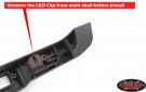 CChand OEM Rear Bumper w/ Tow Hook + License Plate Holder for Axial 1/10 SCX10 III Jeep JLU Wrangler thumbnail