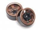 Boom Racing TE37XD KRAIT™ 1.55 Deep Dish Aluminum Beadlock Wheels w/ XT601 Hubs (2) Bronze thumbnail