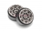 Team Raffee Co. Alu+Brass 8-petals Wheel for 1/24 RC Crawler (4) Gun Metal for Axial SCX24 thumbnail