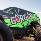 Arrma 1/10 GORGON 4X2 MEGA 550 Brushed Monster Truck RTR with Battery and Charger, Yellow thumbnail