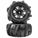 Pro-Line Racing 1/16 Dumont F/R MT Tires Black Split Six (2): ARRMA MINI KRATON thumbnail