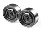 GRC 1.9 Metal Classic Beadlock Wheel #Series II Defender (2) Black thumbnail