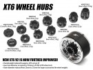 Boom Racing ProBuild™ XT608 V2 6-Lug Aluminum 12mm Wheel Hub Adapters 8MM Offset Version 2 (2) Black thumbnail