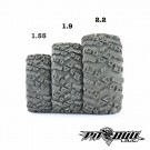 PitBull Rock Beast XOR 1.55 RC TIRES (ALIEN KOMPOUND) with FOAM - 2pcs thumbnail