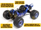 Losi 1/8 LMT 2.0 Grave Digger 4X4 Solid Axle Brushless Monster Truck RTR, Green thumbnail