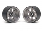 Boom Racing TE37XD KRAIT™ 2.2 Deep Dish Aluminum Beadlock Wheels w/ XT601 Hubs (2) Gun Metal thumbnail