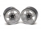Boom Racing 1.9in S200 Steelie Reversible Beadlock Wheels w/ XT504 Hub (2) Gun Metal thumbnail