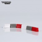 Turbo Racing 1:76 Plastic Cement Barrier 50pcs - White thumbnail
