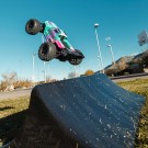 Arrma 1/16 MINI KRATON 3S DSC 4X4 RTR Brushless Speed Truck (Battery and Charger Included), Teal/Pink thumbnail