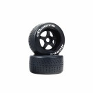 ARRMA dBoots Hoons 53/107 2.9 Pre-Mounted Belted Tires, Silver, 17mm Hex, 5-Spoke (2) thumbnail