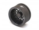 Boom Racing ProBuild™ 1.55in R12 Adjustable Offset Aluminum Beadlock Wheels (2) Black/Black thumbnail