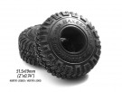Boom Racing 1.0in MAXGRAPPLER Scale RC Tire GEKKO Red 51.5x19mm Open Cell Foams (2) thumbnail