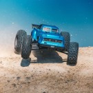 Arrma 1/8 NOTORIOUS 6S V5 4X4 BLX Stunt Truck with Spektrum Firma RTR, Blue thumbnail