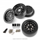 Gmade 1.9 NR01 beadlock wheels (Black) (2) thumbnail