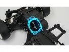 Yeah Racing Aluminum Motor Fan Mount Brace with YA-0180 Fan For Tamiya M08 Blue thumbnail