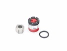 Boom Racing Universal Alum Wheel Center Cap - Locking Hub (1) Red (XT6 Series) thumbnail