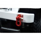 Yeah Racing 1/10 RC Rock Crawler Accessories Heavy Duty Shackle w/ Mounting Bracket Fit 3Racing CR01-27 Winch Black thumbnail