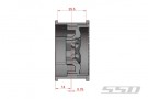 SSD 1.9in Rugged Beadlock Wheels (Silver) thumbnail