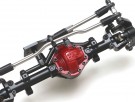 Team Raffee Co. Complete Assembled Scale PHAT Front Axle Version 2 for D90/D110 Red thumbnail