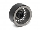 Boom Racing 1.9in 16-Hole 6-Lug Classic Steelie Reversible Beadlock Wheel w/ XT504-6LUG Hub Rear (2) Gun Metal thumbnail