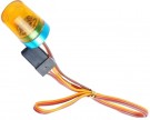 RS LED - Varsellys/saftblander 13mm - Gul thumbnail