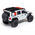 Axial 1/30 SCX30 Jeep Wrangler JLU 4X4 RTR Brushed Rock Crawler (Battery and Charger Included), White thumbnail