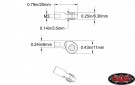 RC4WD M3 Offset Short Plastic Rod End (20x) thumbnail