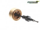 Boom Racing KRAIT™ 1.0in TE37 Beadlock Wheel w/ Hubs Set (4) Gun Metal thumbnail