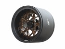 Boom Racing ProBuild™ 1.9in Extra Wide LGB Adjustable Offset Aluminum Beadlock Wheels (2) Matte Black/Bronze thumbnail