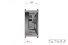 SSD 1.0in Aluminum / Brass Slot Beadlock Wheels (Black) thumbnail