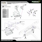 Boom Racing KUDU™ Front Skidplate with D-Ring Shackles for BRX02 Link Version for BRX02 thumbnail