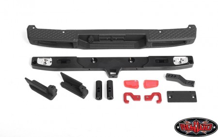 CChand OEM Rear Bumper w/ Tow Hook and License Plate Holder for Axial 1/10 SCX10 III Jeep JT Gladiator
