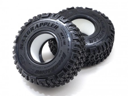 Boom Racing 1.9in MAXGRAPPLER Scale RC Tire Gekko Compound 4.45inx1.45in (113x37mm) Open Cell Foams (2)