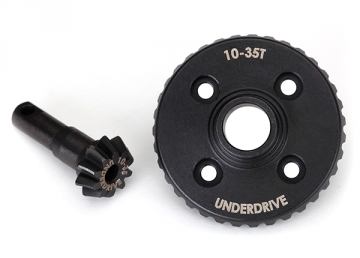 Traxxas TRX8288 Ring- and Differential Pinion Gear Underdrive 10/35T CNC TRX-4
