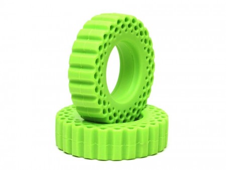 Boom Racing Rock Monster GREEN Silicone Tire Insert 3.38x0.91 (86x23mm) for 1.55in Baby Hustler / MAXGRAPPLER Tires (2)