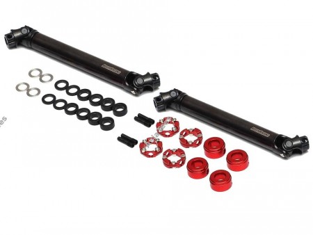 Boom Racing BADASS™ HD Steel Center Drive Shaft Set for Redcat GEN7 PRO / SPORT Front and Rear (2) [Recon G6 Certified]