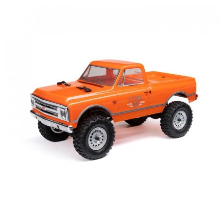 Axial 1/24 SCX24 1967 Chevrolet C10 4WD Brushed Truck RTR, Orange 