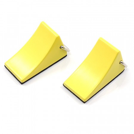 Yeah Racing 1/10 RC Rock Crawler Accessory Reifenstopper 2pcs Yellow For Tractor Truck