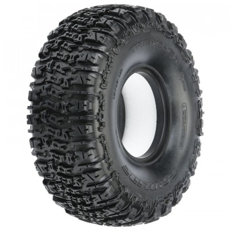 Pro-Line Racing Trencher Predator 1.9in Rock Terrain Truck Tires for Front or Rear 1.9in Crawler - 4.75in/120mm OD (2)