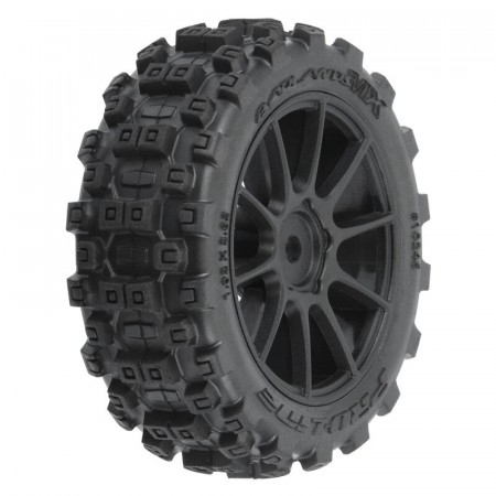 Pro-Line Racing Badlands MX 1.9in Buggy Tires MTD Mach-10 Black Wheels: Typhon GROM