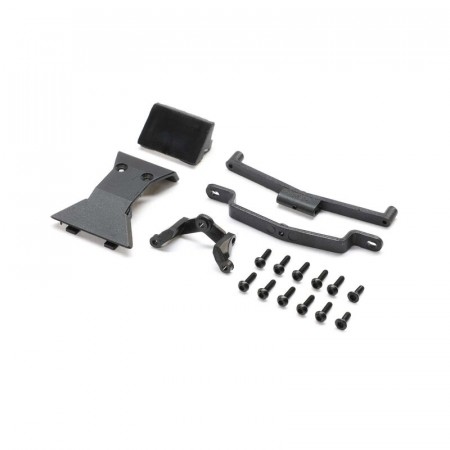 Losi Bumper, Body Mount Set: Micro-T