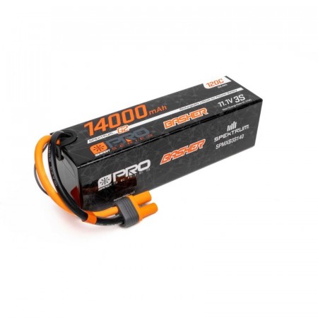 FORHÅNDSBESTILLING: Spektrum Accessories 11.1V 14000mAh 3S 120C Smart G2 Pro Basher LiPo Battery: IC5